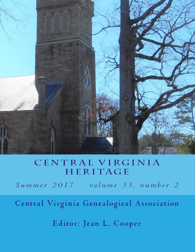 Order a print copy of Central Virginia Heritage, Summer 2017