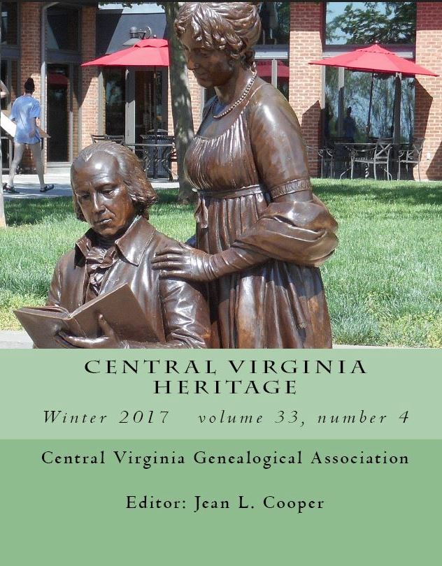 Order a print copy of Central Virginia Heritage, Winter 2017