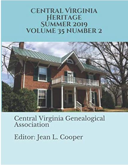 Order a print copy of Central Virginia Heritage, Summer 2019