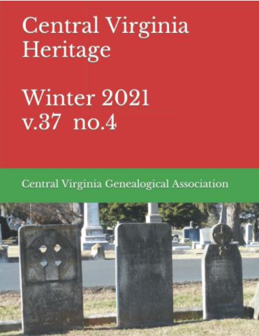 Order a print copy of Central Virginia Heritage, Winter 2021